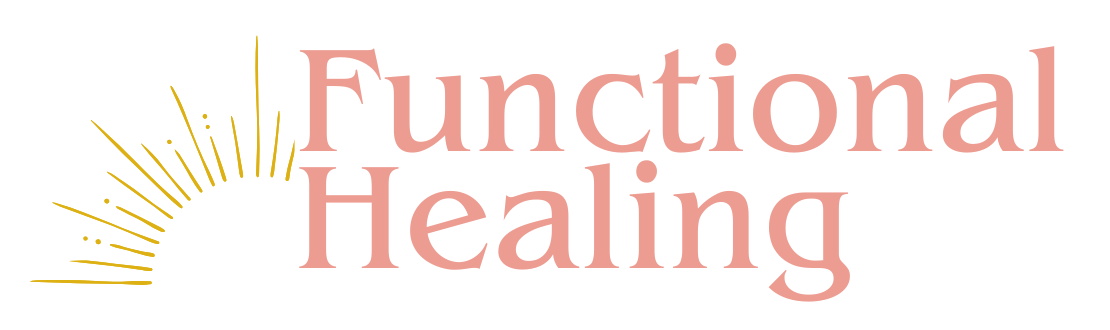 Sun burst on logo for Functional Healing.